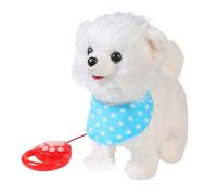 Générique Robot Dog - Realistic Interactive Puppy with Imitation Voice & Soft Coat | Robotic Dog Toy Walking Barks Sail Tail | AI Companion Gift Boys Girls Adults with