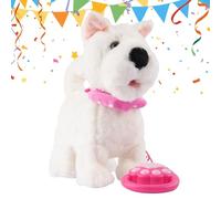 Générique Robot Dog | Realistic Plush Toy Artificial Intelligence Robot Dog with Touch Detection, Realistic and Imitation Sounds | for Boys Girls Birthday Christmas