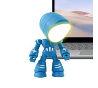 Générique Robot Lamp | Office Lantern Decoration, Robot Figurine | Emotional Company Bedroom Reading Valentine's Day Easter