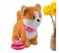 Générique Robotic Dog - Robot Dog Acts Real Puppy | Battery Powered Singing Plush Pet, for Family Boys Girls Holiday Birthday Christmas Education Playing Indoor