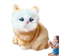 Générique Robotics Pet Plush Toy Interactive Cat Toy Realistic Robot Electronic Pet Companions Funny Velour Moving | Creative Gift for GA