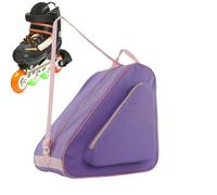 Générique Roller Skates Bag - Nylon 40 x 40 x 26 cm | Large Capacity Backpack with Adjustable Straps | For Adults, Women, Men Travel Skiing Hockey Sports Equipment, Purple, Se référer au descriptif