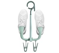 Générique Rotatable Shoe Hanger - Drying Foldable Adjustable Storage Organizer Strong Plastic | Space Saving Slipper Holder for Closet, Home Use, Wardrobe