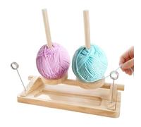 Générique Rotating Yarn Dispenser - Double Rotating Pin Storage Organizer - Storage Wool Ball Holder - Birthday Gift Idea for Women Crochet Beginner and Creative Hobby