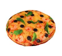 Générique Round Pizza Cushion, 3D Simulation Pillow, 40 cm, Funny Food Decoration, Comfortable Accessory, Creative Gift, Soft Pillows, Unusual Decorative Object