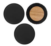 Générique Runde Barhocker-Bezüge | 3er-Pack rutschfeste, waschbare Sitzpolster | Dehnbarer Möbelschutz | Für Küchenthekenstühle, Zuhause, Pub, Restaurant, Cafe, Büro, Hotel