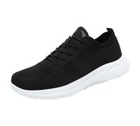 Générique Running Shoes Men Basketball Running Man Sports Shoes Men Basketball Man Breathable Gym Multisports Lightweight Breathable No Laces Fitness Shoe, White 1, 11 UK