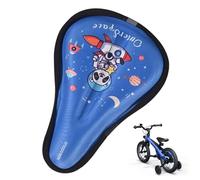 Générique Saddle Cover, Cartoon Cycling, 11 inch Kids Pad with Breathable Mesh, Soft Fabric Cushion with Secure Fit, Bike Gear Outdoor Touring, Seat Protector for Mountain Road Commuting
