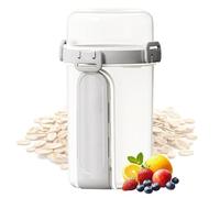 Générique Salad Server | With Fork Spoon Food Storage Airtight, Portable Salad Containers with Lids | for Office Travel Camping Fruits Nuts Snack Breakfast Lunch
