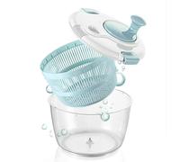 Générique Salad Spinner, Washing Machine Machine for Fruits and Vegetables, Manual 5L Hand Crank for Dehydration Food in the Kitchen Home Cooking Preparation Barbecue