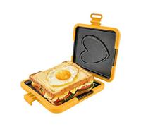 Générique Sandwich Press | Foldable Kitchen Tool Pan Grill - Microwave Grill Tray | For Travel Dorm Home Apartment Kitchen Restaurant Women Men Teens Adults