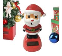 Générique Santa Figurine - ABS, 3.94 x 2.36 x 1.97 in Christmas Dashboard Decor Solar-Powered | Dancing Toy Festive Ornament, Funny Santa Decoration for Car, Truck, RV, Home, Office, and Holiday