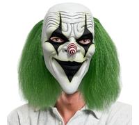 Générique Scary Glowing in the Dark Clown | Terrifying Face Covering Accessory for Show Party Carnival Haunted House Family Event