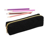 Générique School Pencil Case, Pencil Case for School - Plain Office Pouch in King's Rope for Students Pens Eraser Ruler Marker Notebook, Black, Se référer au descriptif, Refer to description