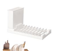 Générique Scolapiatti pieghevole, scolapiatti da cucina per bancone - 8,07x4,65x4,53 pollici | Portautensili multifunzionale per la CASA, portaoggetti da cucina per, Cuc