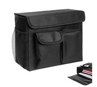 Générique Scooter Storage Bag, Laptop Organizer, 12.99 x 5.91 x 10.24 inches, Black Waterproof Phone Holder with Large Capacity, Electronics Organizer, Beach Cruising Use, Bike, and Camping