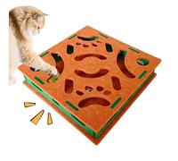 Générique Scratching Post for Cats - Interactive Scratching Post with Bell Ball, Felt Puzzle and Enrichment Box, for Grooming Game Protection Sofa Carpet Furniture Puppy