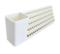 Générique Screwdriver Holder - Tool Storage, Magnetic Drill Extension Holder, Compact Socket Trays, Small Hexagonal Organizer for Electrician Workshop D, White., Se référer au descriptif, Refer to