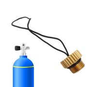 Générique Scuba Diving Tank Cover - Aircraft Aluminum, Dust Proof Cap for DIN Tank, Lightweight | Rust Resistant Threaded Protective Cap for Scuba Diving