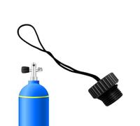 Générique Scuba Diving Tank Cover - Aircraft Aluminum, Dust Proof Cap for DIN Tank, Lightweight | Rust Resistant Threaded Protective Cap for Scuba Diving