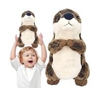 Générique Sea Otters Soft Toy - Soft Soft Animals Cute Animals | 20cm 7.87inch Realistic Brown Otters Soft Animal Soft Toy -
