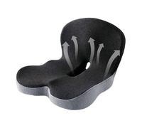 Générique Seat Cushions for Chairs | Integrated Memory Foam L Shape Chair Cushion | Coccyx and Lumbar Protection for Home Truck Wheelchair Travel