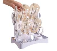 Générique Secador De Biberones | Organizador Plegable Con 16 Ganchos,Almacenamiento De Secado De Botellas Para Encimera - Para Viaje Hogar Guardería Cocina Y Accessories De Alimentación