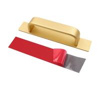 Générique Self Adhesive Furniture Handles - Drawer Handle - Aluminium French Door Handle for Dorm Windows, Bedroom Drawers, Apartment and Hotel