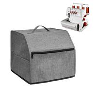 Générique Sewing Machine Cover, Storage Pockets, Portable Dustproof Case Bag, Adorable Scratch-Resistant with Handle Design, Protective Cover for Most Standard Size Machines, Gray