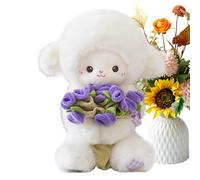 Générique Sheep Plush Toy - Animal E? Pèluche Dè Mòuton | ên Lambskin, Soft Pòupéè Et D?e D?e 30 Cm, Jòuet ?'a?'a?âneau À âliner, Bedroom, Living room, Sofa bed, Dë Vo Companion
