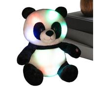 Générique Shining Panda Soft Toy - Cute and Shiny Panda Toy for Bedtime - Cuddly Animal Pillow for Soothing Sleep, for Boys, Girls, Bedroom, Home, Bed, Sofa,