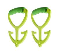 Générique Shopping Bag Holder | Comfortable Ergonomic Handle for Carrying Bags | Reusable Non-Slip 2 Piece Set for Picnic Camping Laundry Shopping Travel Delivery