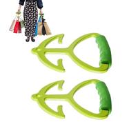 Générique Shopping Bag Holder | Comfortable Ergonomic Handle for Carrying Bags - Reusable Non-Slip 2 Piece Set for Picnic Camping Laundry Shopping Travel Delivery