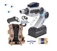 Générique Shoulder Mounted Robot Toy | Remote Control Wear with Adjustable Vest, Induction Robotic Arms for Over 8 Years, for Home, Garden and Outdoor Activities