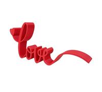 Générique Sign Decorations -Red Letter Table Decor, 3D Printed Script Word Figurine, Romantic Birthday Wedding Centerpiece, Shelf Ornament Accessory
