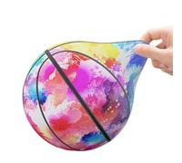 Générique Silent Basketball Basketball Silent Basketball Ball Rebound Silent Foam | Lightweight and Safe Indoor Training Ball for Easter