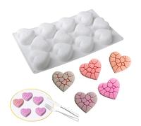 Générique Silicone Cake Moulds - Silicone Moulds for Chocolate and Cake, Reusable Kitchen Accessories for Broken Heart Muffins, Mousse, Bread, Chocolate and