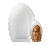 Générique Silicone Prayer Mould, Angel Statue Mould Tool - Silicone Moulds for Candles, for Baking and Crafts, Cast Soap, Plaster, Sugar Paste, Candy, Chocolate and Clay