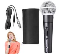 Générique singing microphones for music | Single Singing microphones with audio cable Don't worry about the storage bag | Work - Singing microphone at work