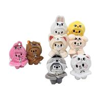 Générique SKZoo Doll Plush Toy FM Cape Version SK Members Doll Pillow Cute Cartoon Plush for SK Fans (8 PCS)