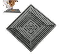 Générique Slow Feeder Cat Bowl, Silicone Interactive Feeding Mats, 7.87 x 7.87 inches, Promotes Healthy Eating Pace, Kitten Food Mat for Indoor, Outdoor Kittens Use, Iron, Yellow and Pink