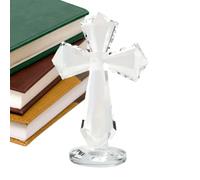 Générique Small, 15 cm Religious Sculpture for Desk | 360° Faceted Design Table Ornament for Catholic Families Collectors Shelf Bedside Table Low