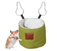 Générique Small Animal Bed - Warm Multifunctional Bed for Pets House Hamster Cage Nest, for , Squirrel, Hedgehog, Parrot, Cold Weather Winter Home, Relaxation Comfort