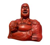 Générique Small Buddha Figurines Office Buddhist Statue Decorative Resin Ornament Lightweight Design Funny Buddha Sculpture for Indoor Dorm Bedroom Living Room