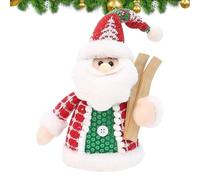 Générique Small Christmas Plush | Home Decoration Santa Snowman Reindeer Plush Toy | Decorative for Bedside Table Shelf Living Room Bedroom Office Sofa Car