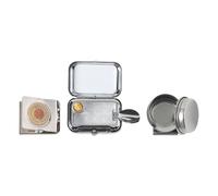 Générique Small Paint Palette - Empty Watercolor Container with 10 Compartments with Magnetic Clip - Small Paint Palette - for Travel Hiking Camping Journal