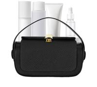 Générique Small Shoulder Bag - Trendy Tote | Women's Fabric Flap Clutch Bag Top Handle Zip for Work Weekend Wedding Outdoor Birthday, Black, Se référer au descriptif