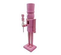 Générique Small Soldiers Nutcracker | Soldier Nutcracker Heart Collection 36cm - Wooden Valentine's Day - for Festive Christmas Decor on Table, Shelf, Fireplace or Room