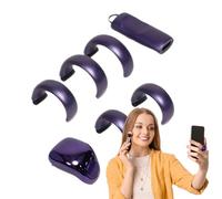 Générique Smart Ring Counter, Wireless Portable Digital Tally Counters, Small Waterproof Wearable Electronic Ring for Prayer, Meditation, Fitness, Daily Use, Pink Gold, Purple