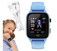 Générique Smart Watch Phone for - 4G GPS Tracker Watch with Camera, Flashlight and Rechargeable Battery | Cell Phone for Calls, Messaging, Monitoring